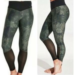 CALIA Carrie Underwood Floral Mesh Camo Leggings